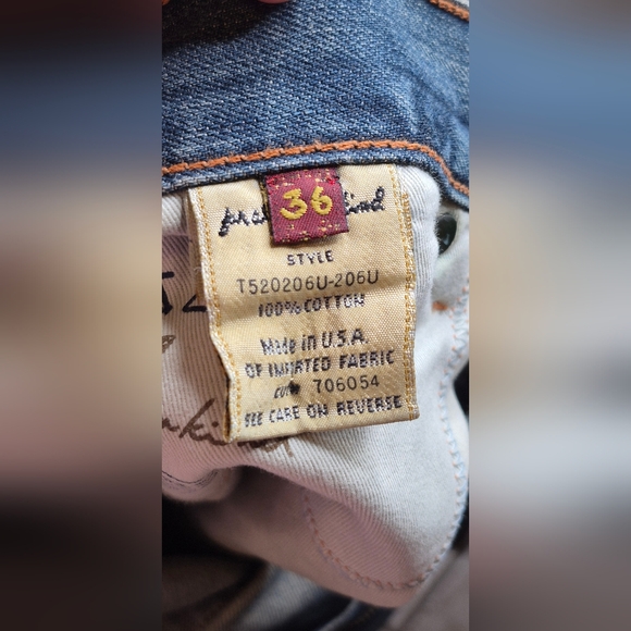 7 For All Mankind Men's Light Blue Bootcut Jeans - Picture 8 of 15